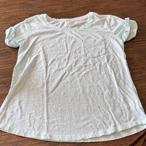 a.n.a Light Blue Short Sleeve Tee